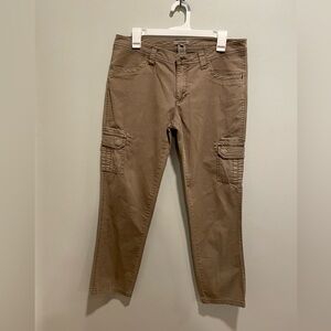 Sundance Brown Straight Leg Cargo Pocket Pant Size 6